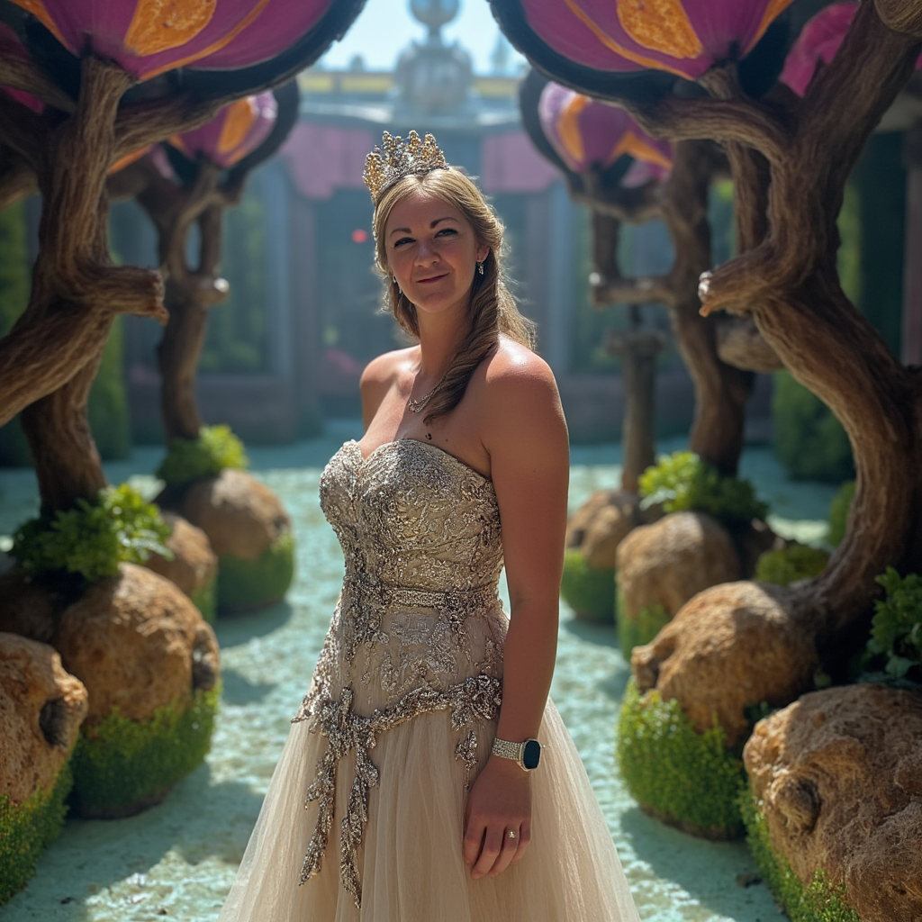 Woman as fantasy princess